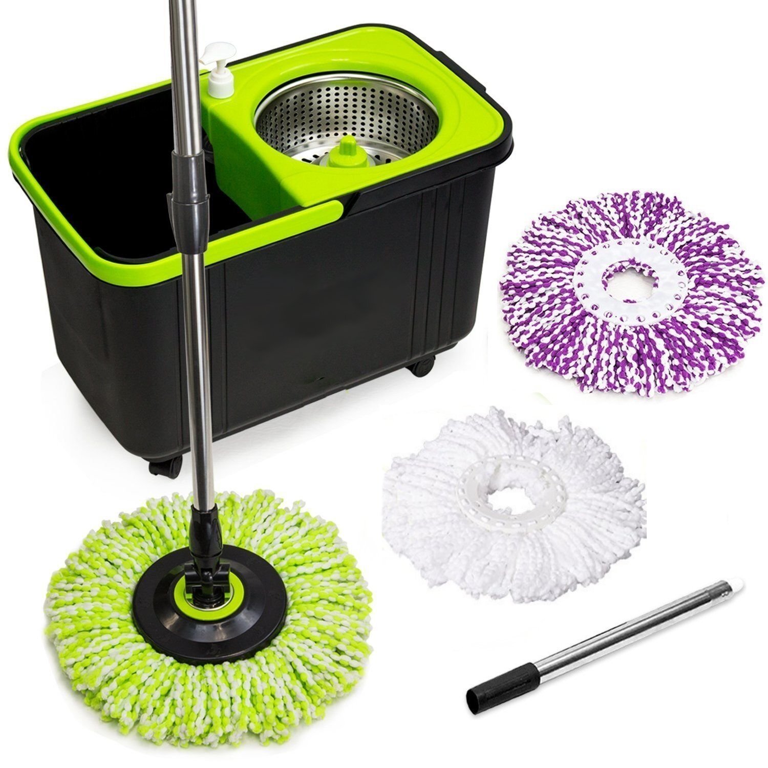 Spin Mop Cleaning Kit with Refills